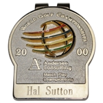 Hal Suttons 2000 World Golf Championship Anderson Consulting Match Play Contestant Clip/Badge