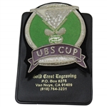 Hal Suttons Undated UBS Cup Crossed Clubs Crest