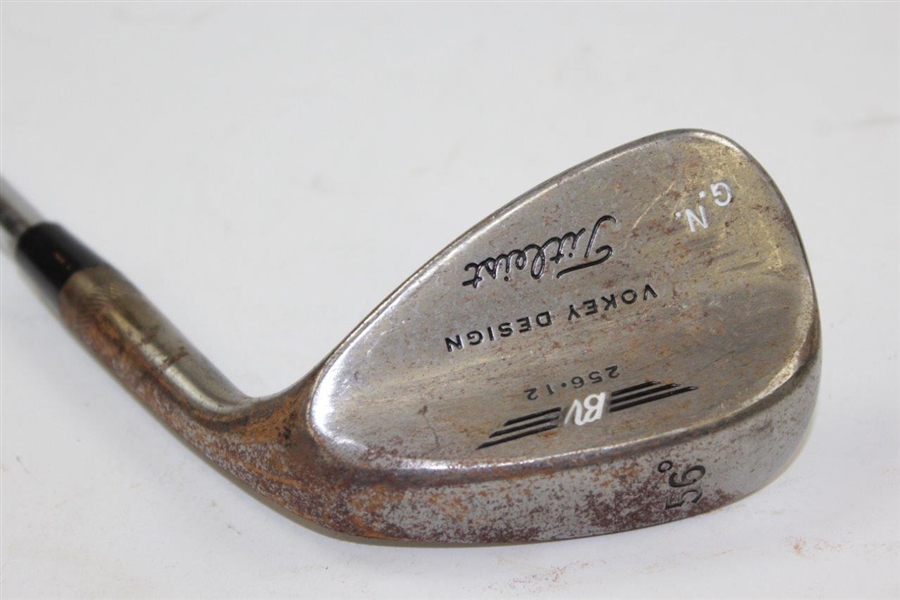 Greg Norman's Personal Used Titleist 256-12 BV Vokey Design 'G.N.' 56 Degree Wedge
