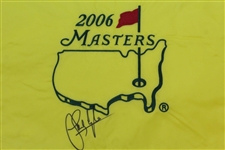 Sandy Lyle Signed 2006 Master Flag JSA ALOA