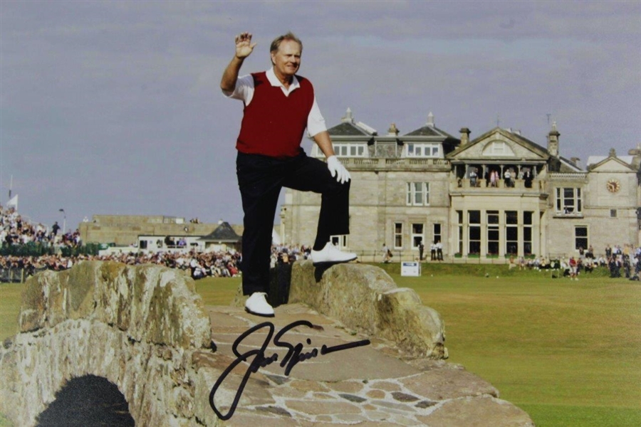 Jack Nicklaus Signed Farewell to The Open 2005 - Landscape JSA ALOA