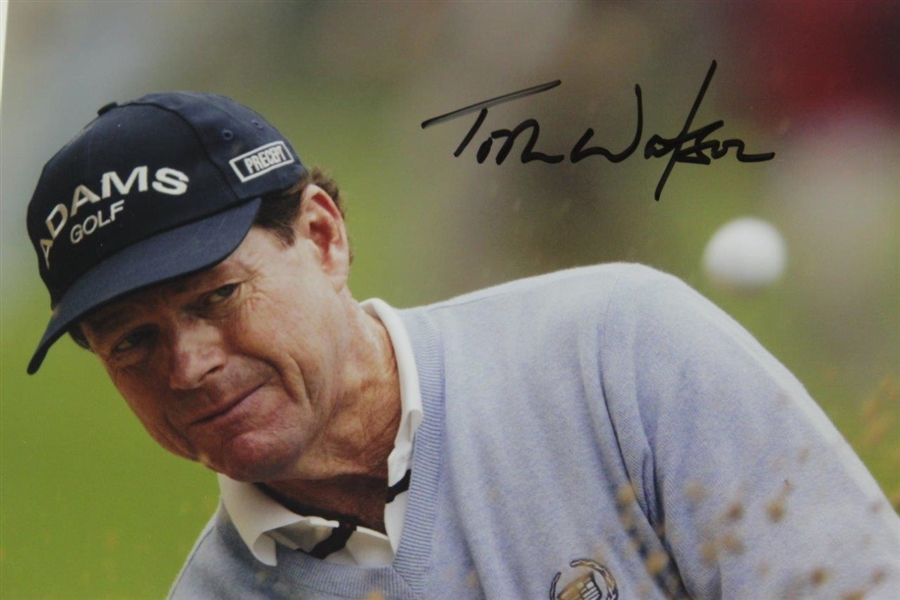 Tom Watson Signed 2003 U.S.Open at Olympia Fields Photo JSA ALOA