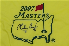 Charles Coody Signed 2007 Masters Embroidered Flag with '71' JSA ALOA