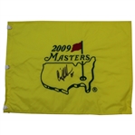 Craig Stadler Signed 2009 Masters Embroidered Flag with 82 JSA ALOA
