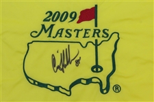 Craig Stadler Signed 2009 Masters Embroidered Flag with '82' JSA ALOA