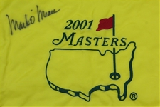 Mark O'Meara Signed 2001 Masters Embroidered Flag JSA ALOA