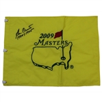 Ben Crenshaw Signed 2009 Masters Embroidered Flag with Years Won JSA ALOA