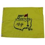 Charles Coody Signed 2007 Masters Embroidered Flag with 1971 JSA ALOA