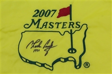 Charles Coody Signed 2007 Masters Embroidered Flag with '1971' JSA ALOA