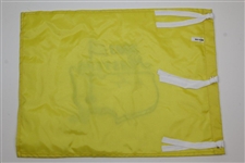 Gary Player Signed 2003 Masters Embroidered Flag JSA ALOA