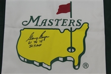 Gary Player Dual Side Signed Masters Garden Flag with Years Won JSA ALOA