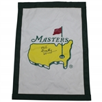 Bob Goalby Dual Side Signed Masters Garden Flag with Year Won JSA ALOA