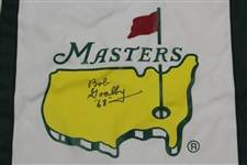 Bob Goalby Dual Side Signed Masters Garden Flag with Year Won JSA ALOA