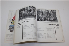 1963 Ryder Cup Matches at East Lake Country Club Official Program
