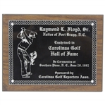 Ray Floyds 1982 Carolinas Golf Hall of Fame Induction Plaque