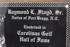 Ray Floyd's 1982 Carolinas Golf Hall of Fame Induction Plaque