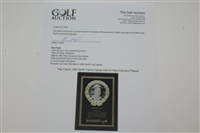 Ray Floyd's 1981 North Carolina Sports Hall of Fame Induction Plaque