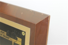 Ray Floyd's 1981 North Carolina Sports Hall of Fame Appreciation Plaque