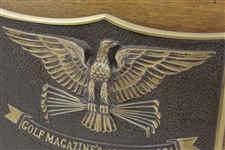Ray Floyd's 1976 Golf Magazine's All-America Fairway Woods Award Winner Plaque