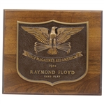 Ray Floyds 1981 Golf Magazines All-America Sand Play Award Winner Plaque