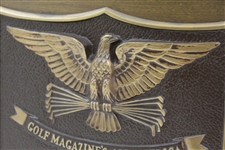 Ray Floyd's 1980 Golf Magazine's All-America Sand Play Award Winner Plaque