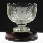 Champion Ray Floyds 1994 Diners Club Matches Cut Glass Trophy Bowl (with Dave Eichelberger)