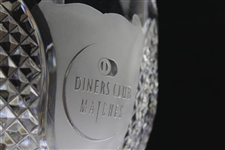 Champion Ray Floyd's 1994 Diners Club Matches Cut Glass Trophy Bowl (with Dave Eichelberger)
