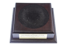 Undated Children of Maryville Appreciation Cut Glass Bowl Presented to Ray & Maria Floyd