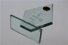 Ray Floyd's 1998 American Express Invitational Pro-Am Glass Clock Display Trophy