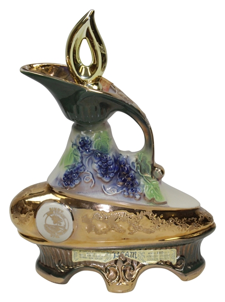 Ray Floyds 1977 Bing Crosby 37th Pro-Am at Pebble Beach Jim Beam Whiskey Decanter