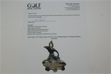 Ray Floyd's 1977 Bing Crosby 37th Pro-Am at Pebble Beach Jim Beam Whiskey Decanter