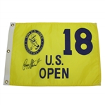 Payne Stewart Signed 1999 US Open at Pinehurst No. 2 Yellow Screen Flag JSA ALOA