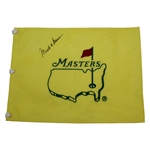 Mark OMeara Signed Undated Masters Tournament Embroidered Flag JSA ALOA