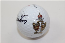 Seve Ballesteros Signed Royal Lytham & St. Annes Golf Club Golf Ball JSA FULL #XX06912