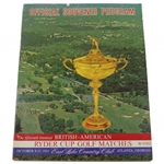 1963 Ryder Cup Official at East Lake Country Club Souvenir Program