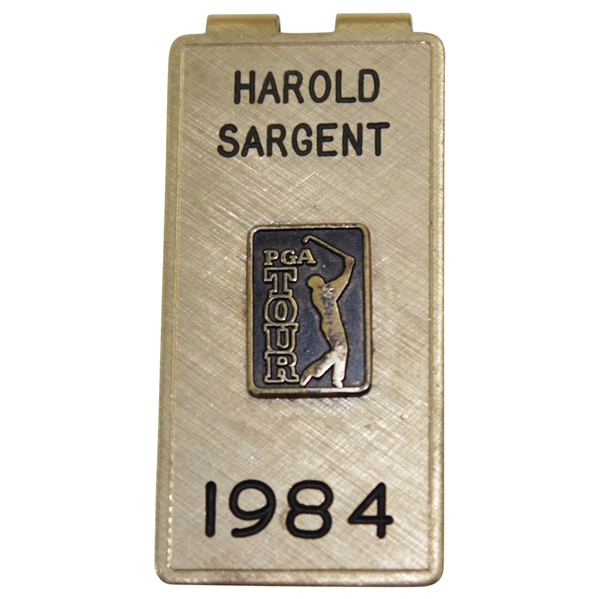 Harold Sargent's 1984 PGA Tour Money Clip