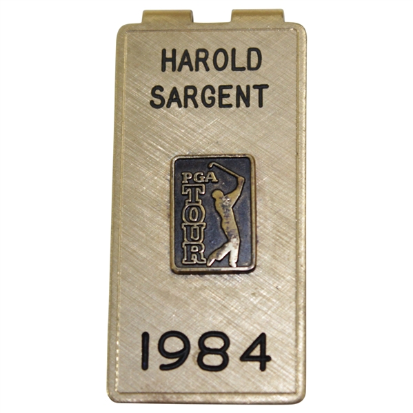 Harold Sargents 1984 PGA Tour Money Clip