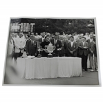 Gary Player Accepting 1962 Wanamaker Trophy Bill Mark Photo