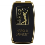 Harold Sargents Undated Black/Gold Colored PGA Tour Money Clip