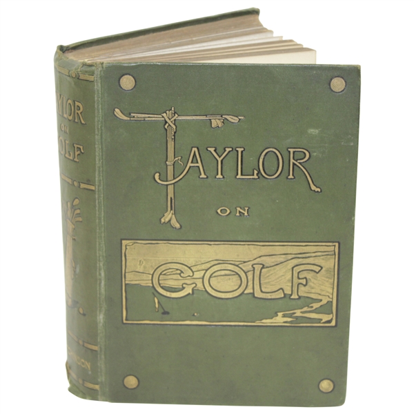 1905 Taylor On Golf: Impressions, Comments, and Hints Golf Book By J.H. Taylor