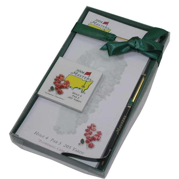 2004 Masters Pad With Pen & Magnet