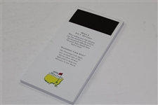 2004 Masters Pad With Pen & Magnet