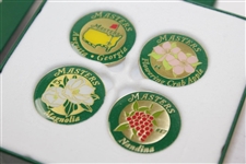 Masters Set Of 4 Hole Name Ballmarkers 