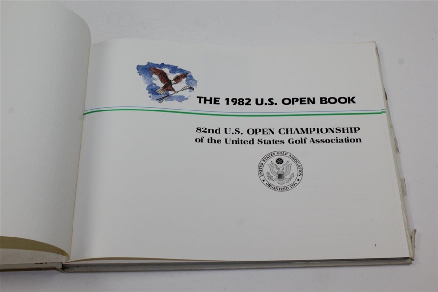 1982 U.S. Open Book