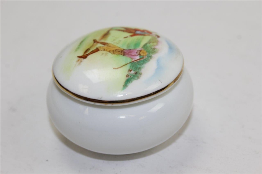 Foley China Far And Sure Porcelain Pill Box