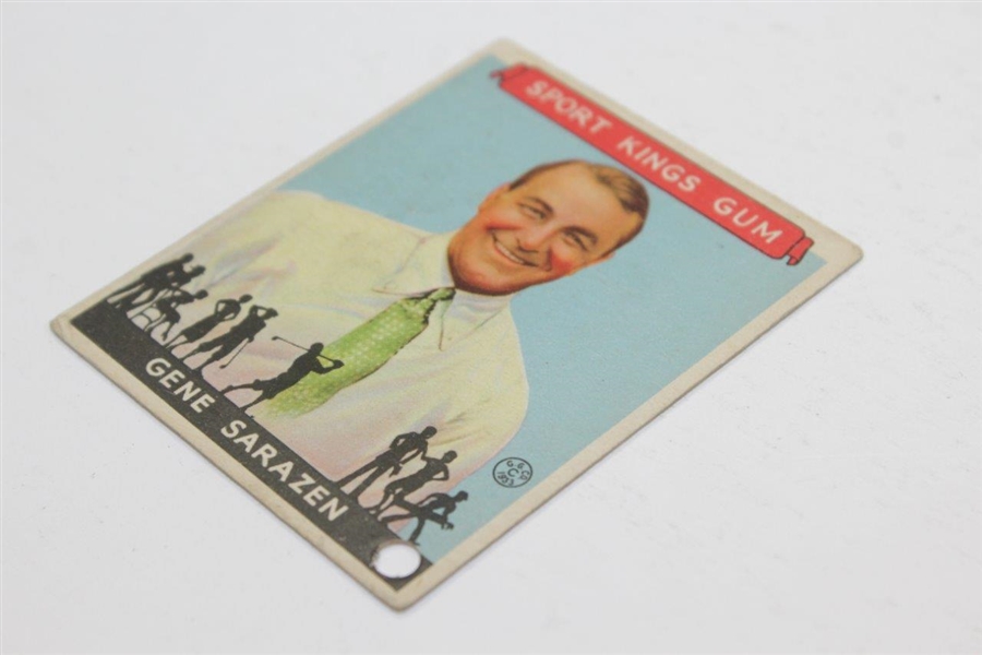 1933 Gene Sarazen Sport Kings Gum Card