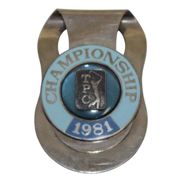 Ed Fiori's 1981 TPC Championship Contestant Badge/Clip