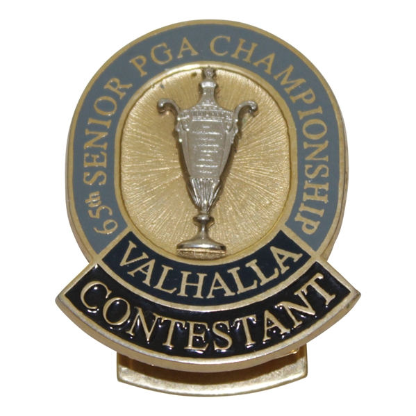 Ed Fiori's 2004 Senior PGA Championship at Valhalla Contestant Badge/Clip - 65th