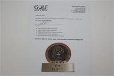 Ed Fiori's 2004 US Senior Open Championship Contestant Badge/Clip