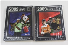 Ed Fiori's Personal 2009 PGA Tour & 2009 Champions Tour Official Guides - Unopened